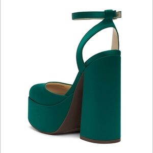 Jessica Simpson Teal Platform Heels